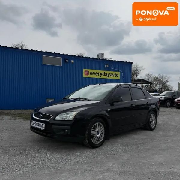 Ford Focus, 2005 р., Бензин, 121 тис. км, Седан, Чорний, Дніпро (Дніпропетровськ) AT-10414684 фото