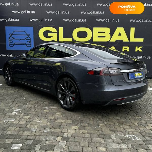 Tesla Model S, 2015, Електро, 99 тис. км, Ліфтбек, Сірий, Львів 43912 фото