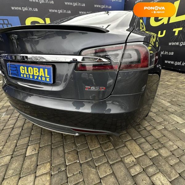 Tesla Model S, 2015, Електро, 99 тис. км, Ліфтбек, Сірий, Львів 43912 фото