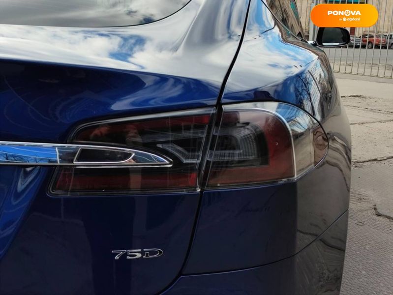 Tesla Model S, 2017, Електро, 133 тис. км, Ліфтбек, Синій, Харків 27619 фото