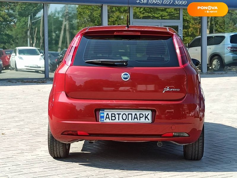 Fiat Grande Punto, 2006, Газ пропан-бутан / Бензин, 1.37 л., 139 тыс. км, Хетчбек, Красный, Днепр (Днепропетровск) 6115 фото