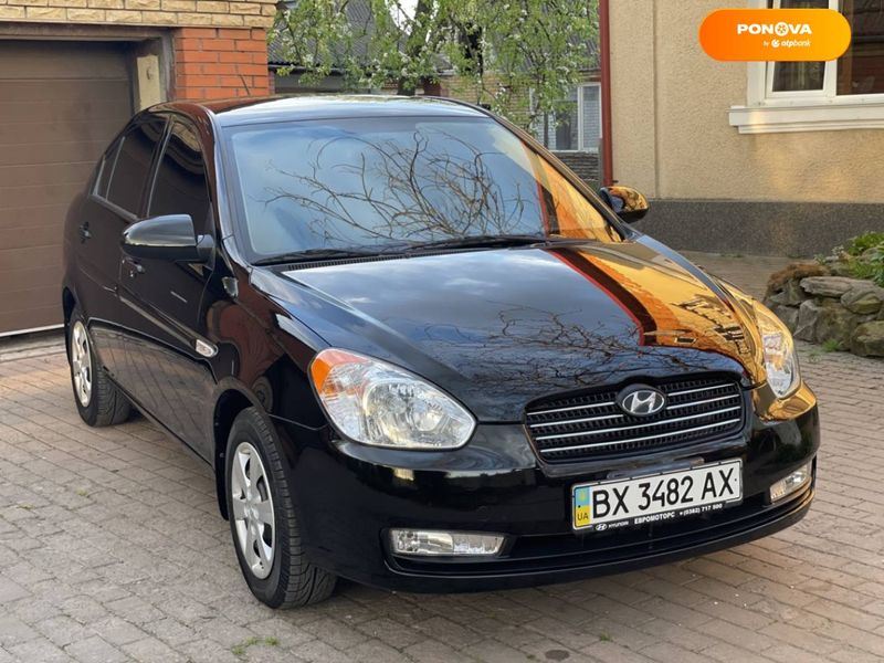 Hyundai Accent, 2008, Бензин, 1.4 л., 16 тис. км, Седан, Чорний, Вінниця Cars-Pr-66277 фото