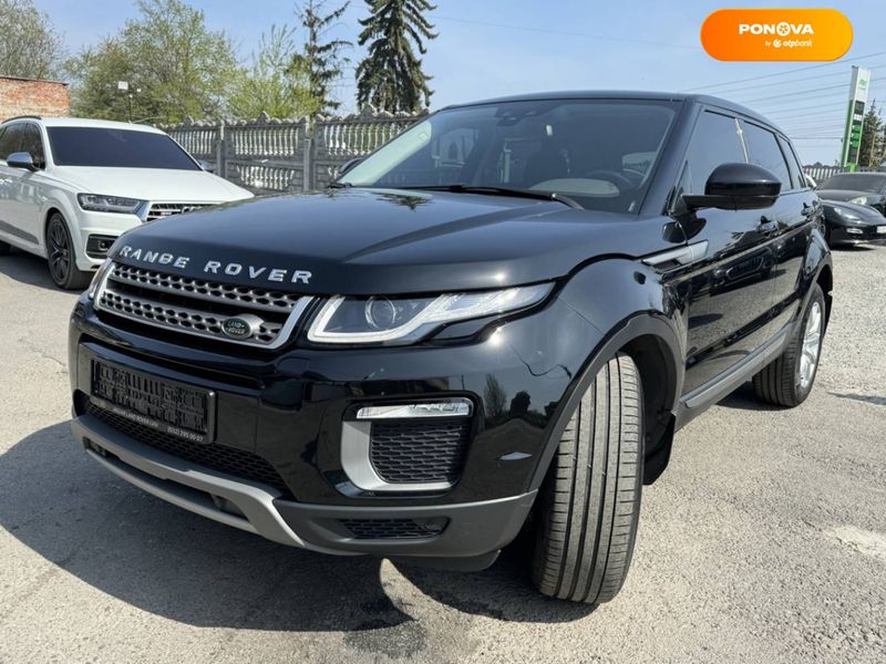 Land Rover Range Rover Evoque, 2016, Дизель, 2 л., 79 тыс. км, Внедорожник / Кроссовер, Чорный, Тернополь Cars-Pr-56885 фото