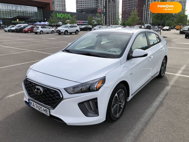 Hyundai Ioniq, 2020, Гибрид (PHEV), 1.58 л., 34 тыс. км, Лифтбек, Белый, Киев Cars-Pr-65257 фото