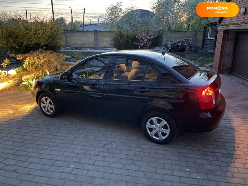 Hyundai Accent, 2008, Бензин, 1.4 л., 16 тис. км, Седан, Чорний, Вінниця Cars-Pr-66277 фото