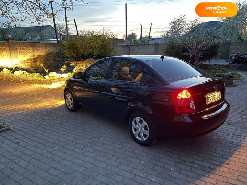 Hyundai Accent, 2008, Бензин, 1.4 л., 16 тис. км, Седан, Чорний, Вінниця Cars-Pr-66277 фото