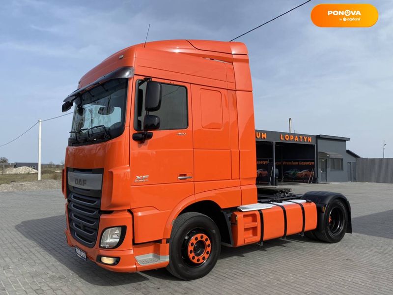 DAF XF, 2014, Дизель, 12.9 л., 884 тыс. км, Тягач, Оранжевый, Лопатин 100430 фото