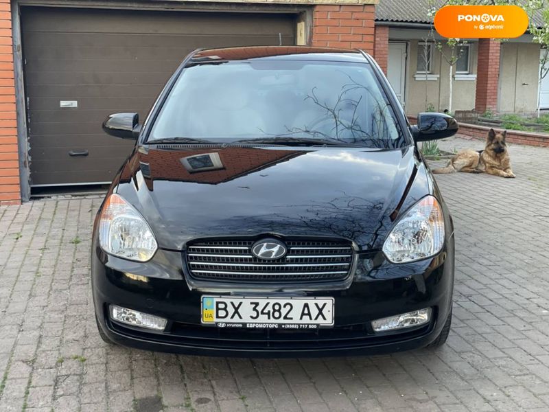 Hyundai Accent, 2008, Бензин, 1.4 л., 16 тис. км, Седан, Чорний, Вінниця Cars-Pr-66277 фото