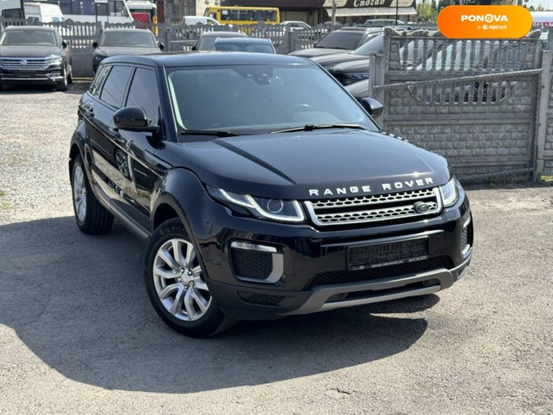 Land Rover Range Rover Evoque, 2016, Дизель, 2 л., 79 тыс. км, Внедорожник / Кроссовер, Чорный, Тернополь Cars-Pr-56885 фото