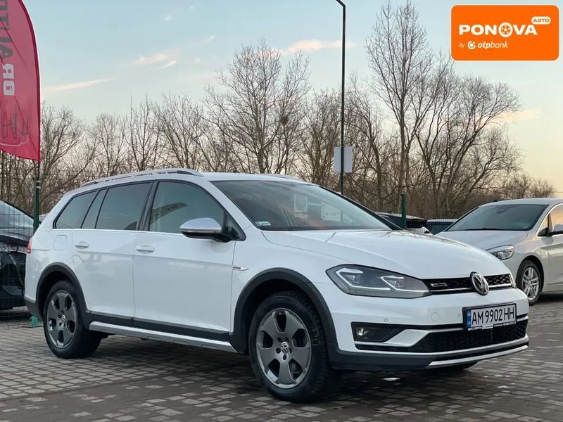 Volkswagen Golf Alltrack, 2018 г., Дизель, 235 тыс. км, Универсал, Белый, Бердичев AT-10406480 фото