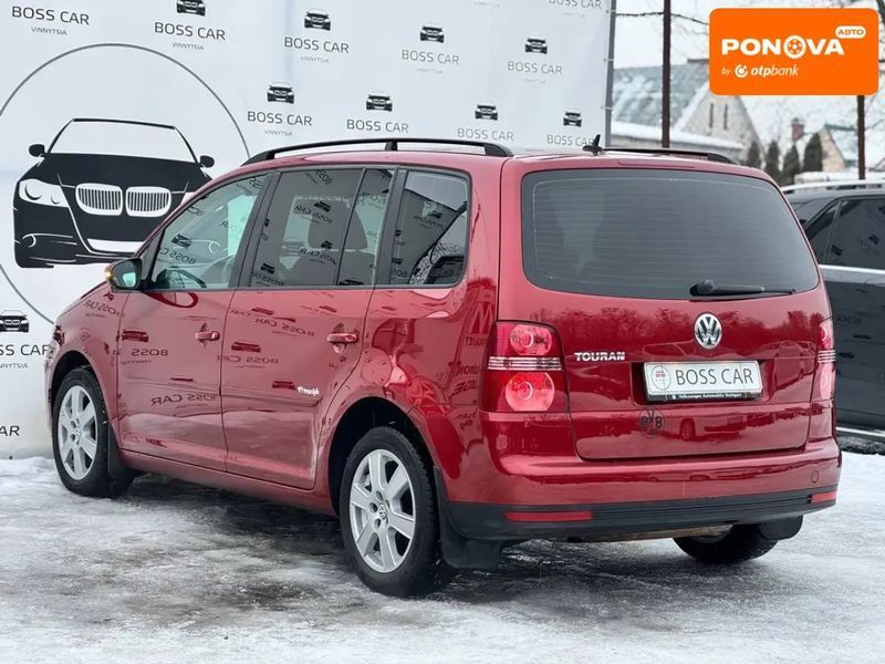 Volkswagen Touran, 2009 р., Бензин, 179 тис. км, Універсал, Червоний, Вінниця AT-10408180 фото