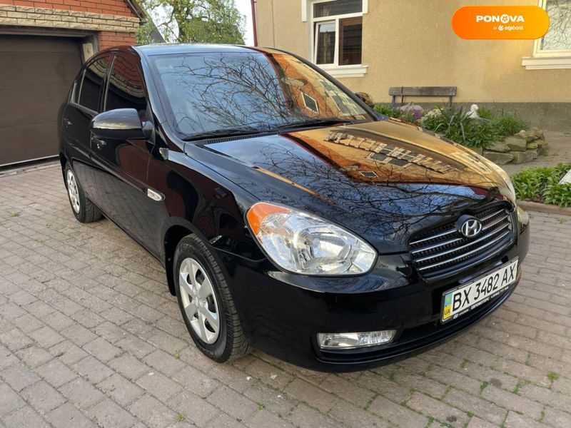 Hyundai Accent, 2008, Бензин, 1.4 л., 16 тис. км, Седан, Чорний, Вінниця Cars-Pr-66277 фото