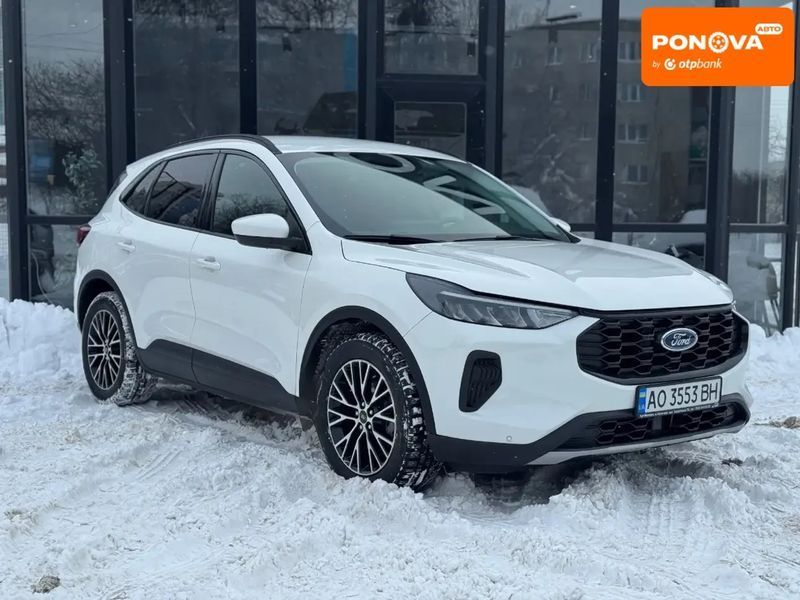Ford Escape, 2023 р., Гібрид (PHEV), 22 тис. км, Позашляховик / Кросовер, Білий, Львів AT-10408363 фото
