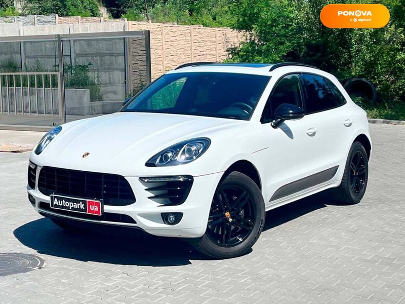 Porsche Macan, 2018, Бензин, 2 л., 82 тис. км, Позашляховик / Кросовер, Білий, Київ 97982 фото