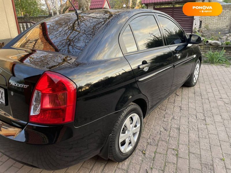 Hyundai Accent, 2008, Бензин, 1.4 л., 16 тис. км, Седан, Чорний, Вінниця Cars-Pr-66277 фото