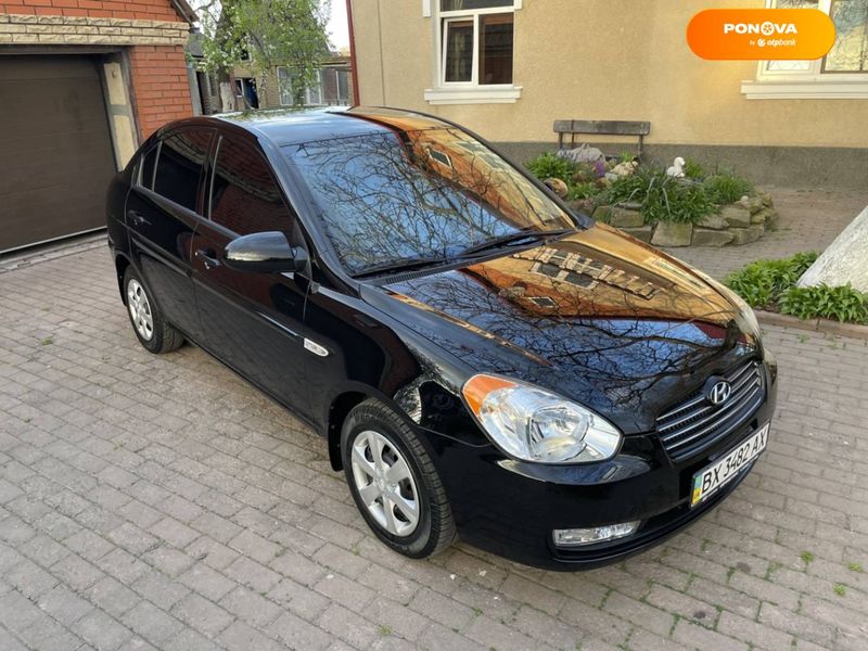 Hyundai Accent, 2008, Бензин, 1.4 л., 16 тис. км, Седан, Чорний, Вінниця Cars-Pr-66277 фото