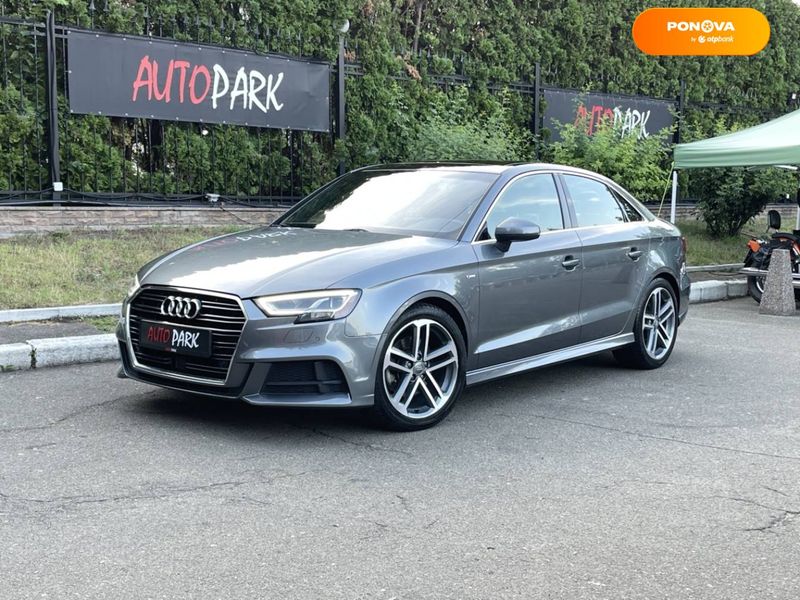 Audi A3, 2018, Бензин, 1.98 л., 67 тыс. км, Седан, Серый, Киев 109222 фото