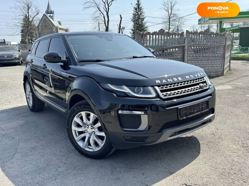 Land Rover Range Rover Evoque, 2016, Дизель, 2 л., 79 тыс. км, Внедорожник / Кроссовер, Чорный, Тернополь Cars-Pr-56885 фото