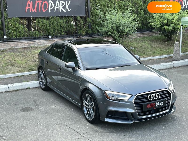 Audi A3, 2018, Бензин, 1.98 л., 67 тыс. км, Седан, Серый, Киев 109222 фото