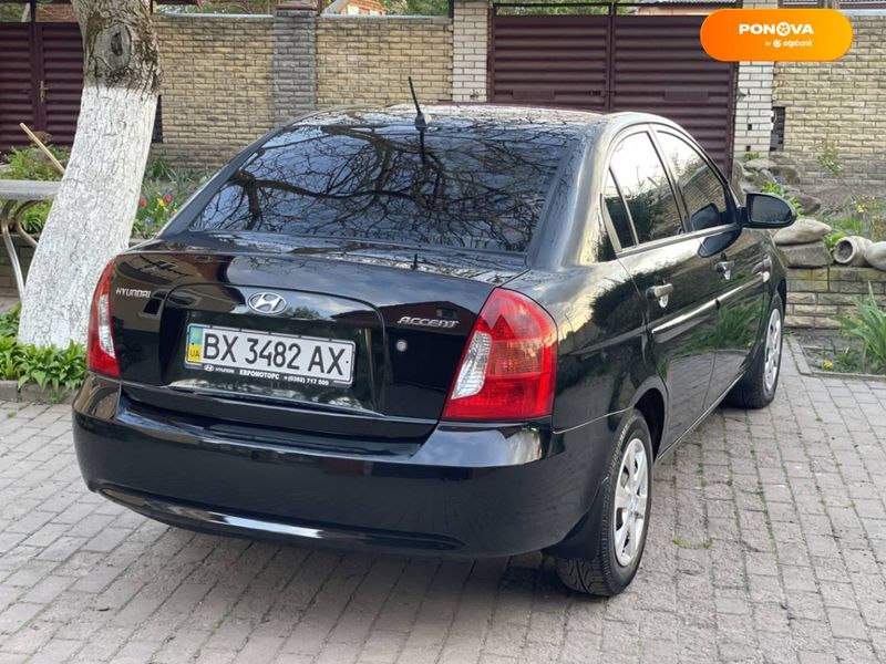 Hyundai Accent, 2008, Бензин, 1.4 л., 16 тис. км, Седан, Чорний, Вінниця Cars-Pr-66277 фото