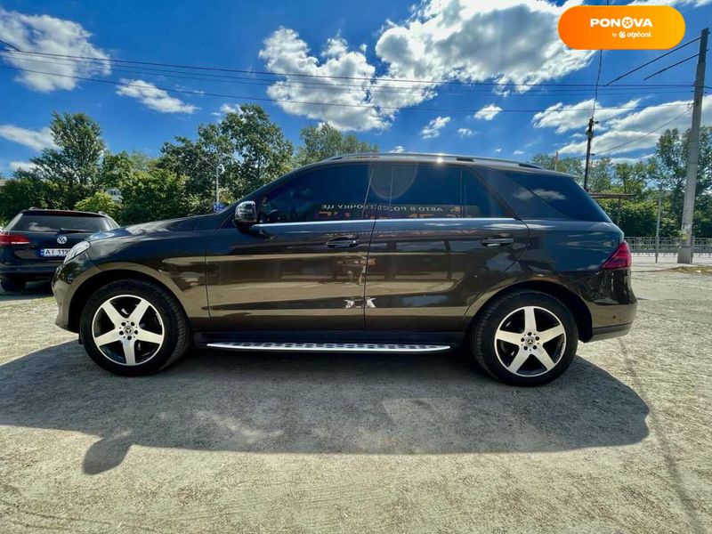 Mercedes-Benz GLE-Class, 2015, Бензин, 3 л., 128 тис. км, Позашляховик / Кросовер, Коричневий, Київ 107901 фото