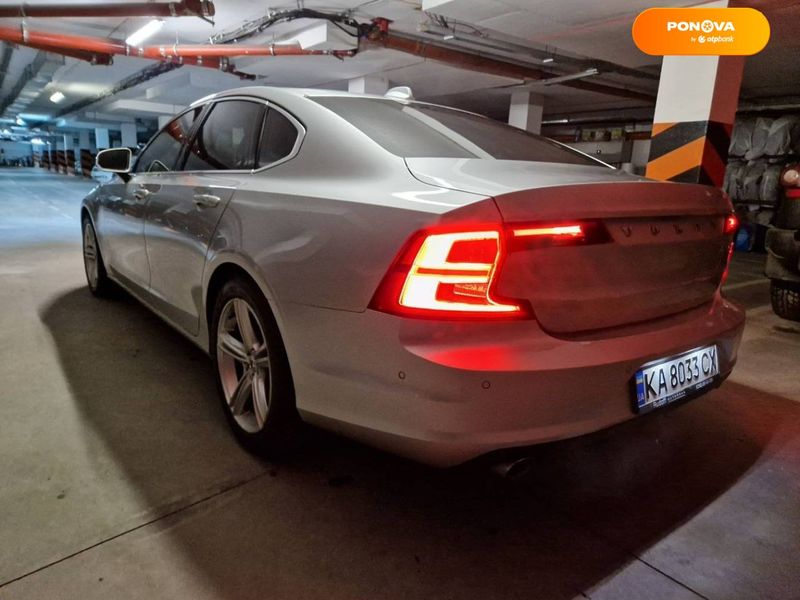 Volvo S90, 2017, Бензин, 2 л., 109 тис. км, Седан, Сірий, Київ Cars-Pr-58924 фото