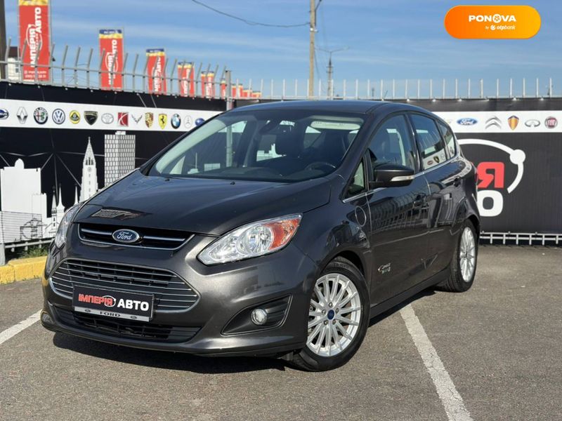 Ford C-Max, 2015, Гібрид (PHEV), 2 л., 107 тис. км, Мінівен, Сірий, Київ 97674 фото