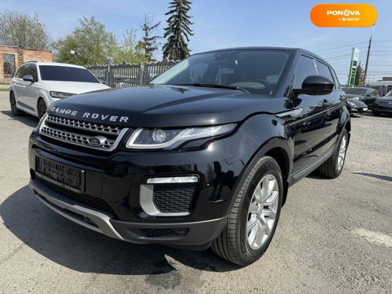 Land Rover Range Rover Evoque, 2016, Дизель, 2 л., 79 тыс. км, Внедорожник / Кроссовер, Чорный, Тернополь Cars-Pr-56885 фото