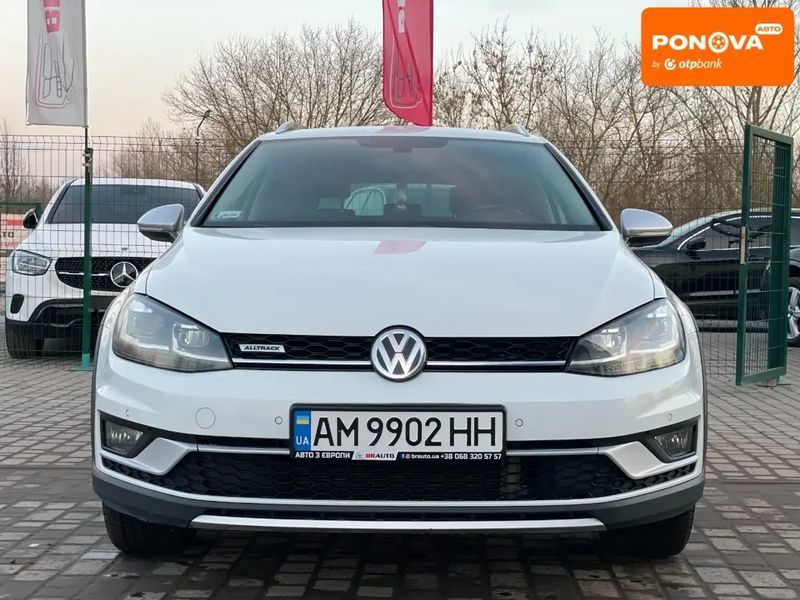 Volkswagen Golf Alltrack, 2018 г., Дизель, 235 тыс. км, Универсал, Белый, Бердичев AT-10406480 фото
