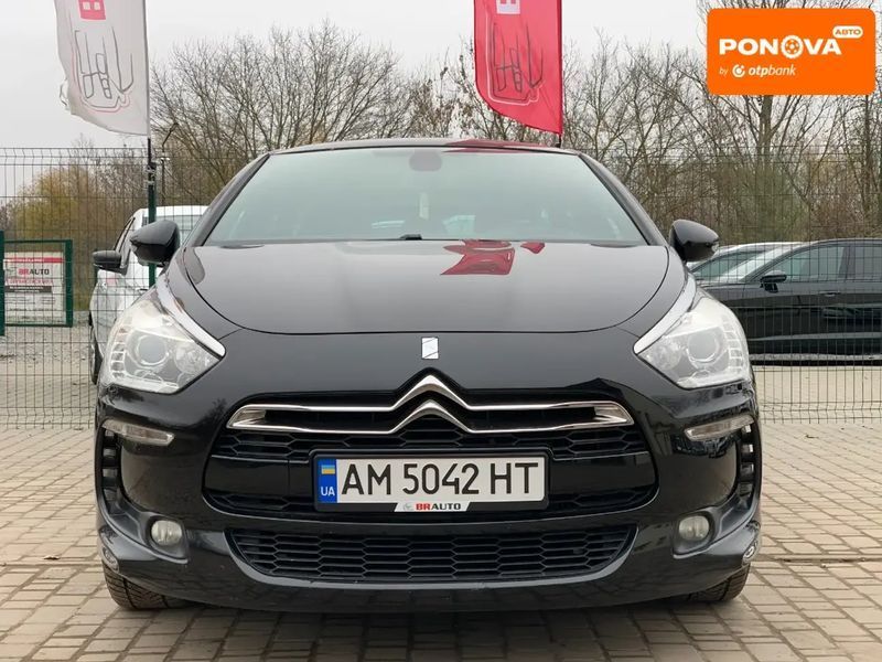 Citroen DS5, 2014 г., Дизель, 230 тыс. км, Хетчбек, Чорный, Бердичев AT-10404650 фото