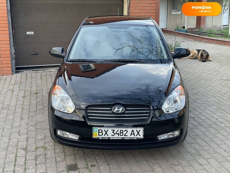 Hyundai Accent, 2008, Бензин, 1.4 л., 16 тис. км, Седан, Чорний, Вінниця Cars-Pr-66277 фото