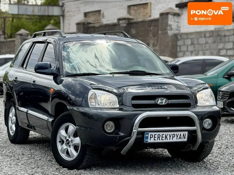 Hyundai Santa FE, 2005 р., Бензин, 334 тис. км, Позашляховик / Кросовер, Чорний, Дніпро (Дніпропетровськ) AT-10417788 фото