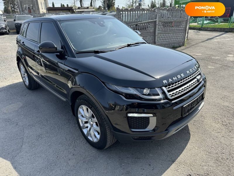 Land Rover Range Rover Evoque, 2016, Дизель, 2 л., 79 тыс. км, Внедорожник / Кроссовер, Чорный, Тернополь Cars-Pr-56885 фото