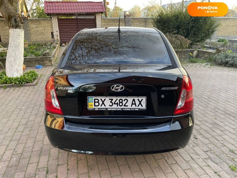 Hyundai Accent, 2008, Бензин, 1.4 л., 16 тис. км, Седан, Чорний, Вінниця Cars-Pr-66277 фото