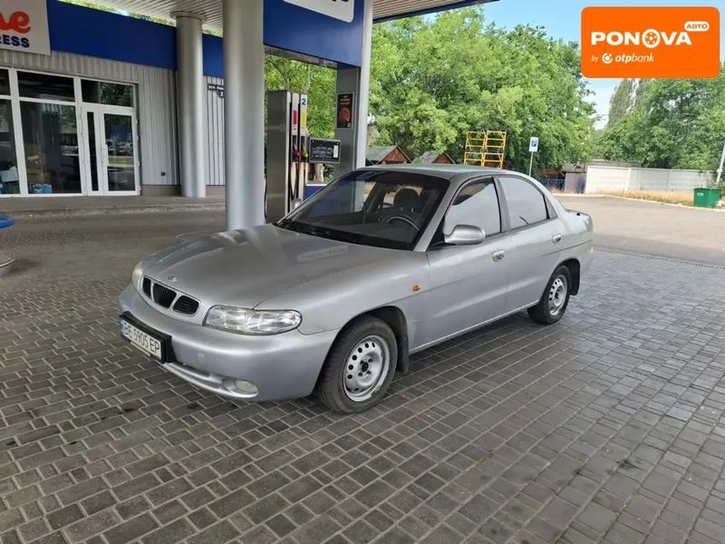 Daewoo Nubira, 1998 р., Бензин, 200 тис. км, Седан, Сірий, Миколаїв AT-10403196 фото