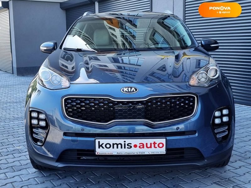 Kia Sportage, 2016, Бензин, 2.4 л., 83 тис. км, Позашляховик / Кросовер, Синій, Хмельницький 109893 фото