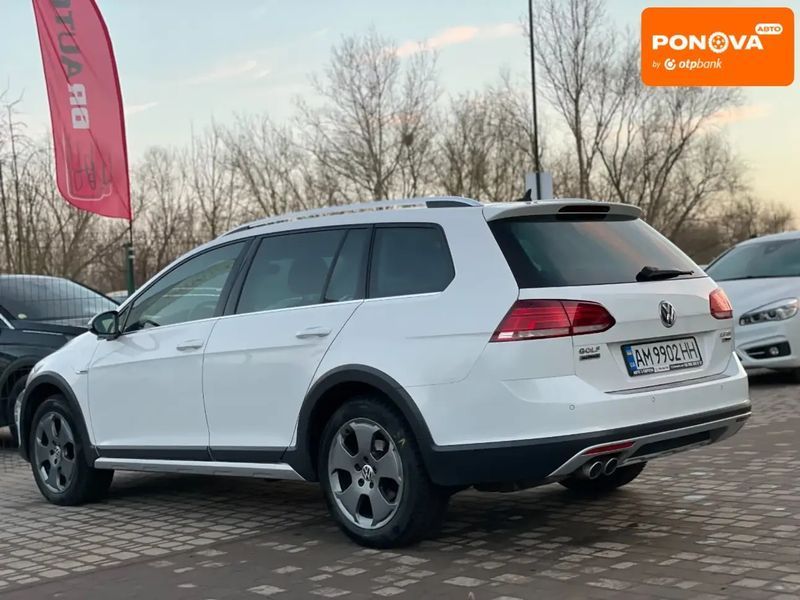 Volkswagen Golf Alltrack, 2018 г., Дизель, 235 тыс. км, Универсал, Белый, Бердичев AT-10406480 фото