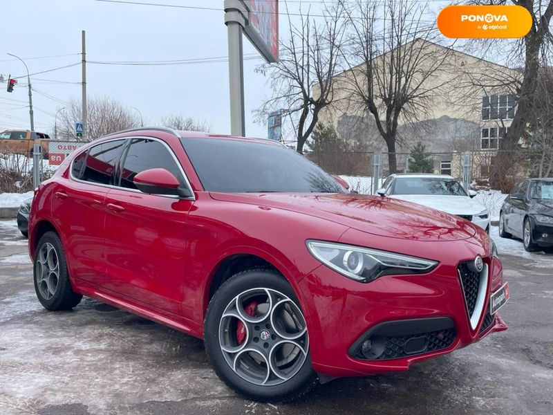 Alfa Romeo Stelvio, 2018, Бензин, 2 л., 64 тис. км, Позашляховик / Кросовер, Червоний, Вінниця 42753 фото