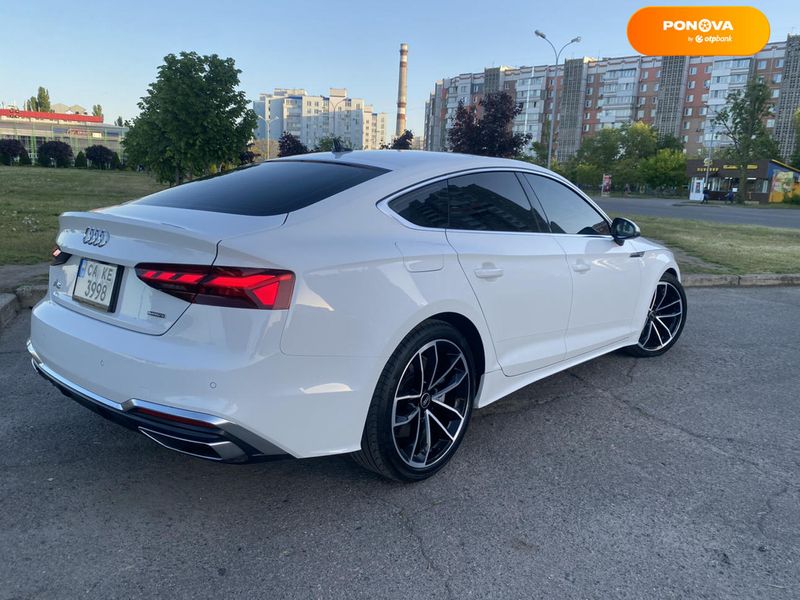 Audi A5, 2020, Бензин, 1.98 л., 86 тис. км, Ліфтбек, Білий, Київ Cars-Pr-60697 фото