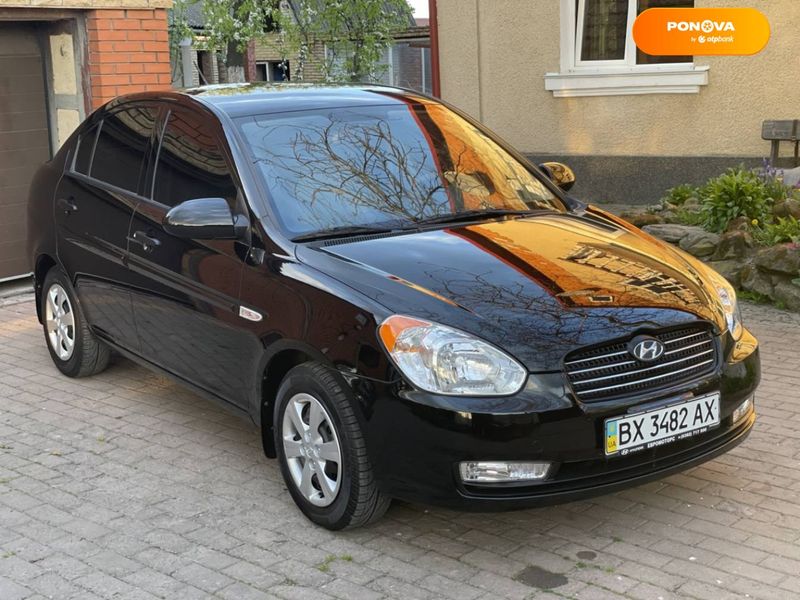 Hyundai Accent, 2008, Бензин, 1.4 л., 16 тис. км, Седан, Чорний, Вінниця Cars-Pr-66277 фото