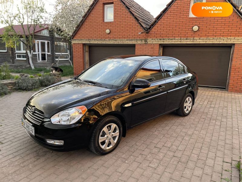 Hyundai Accent, 2008, Бензин, 1.4 л., 16 тис. км, Седан, Чорний, Вінниця Cars-Pr-66277 фото