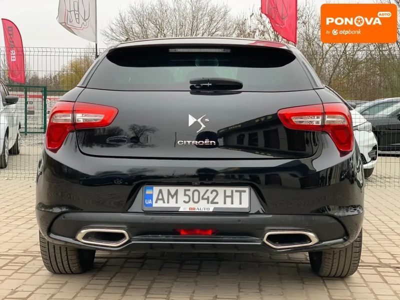 Citroen DS5, 2014 г., Дизель, 230 тыс. км, Хетчбек, Чорный, Бердичев AT-10404650 фото