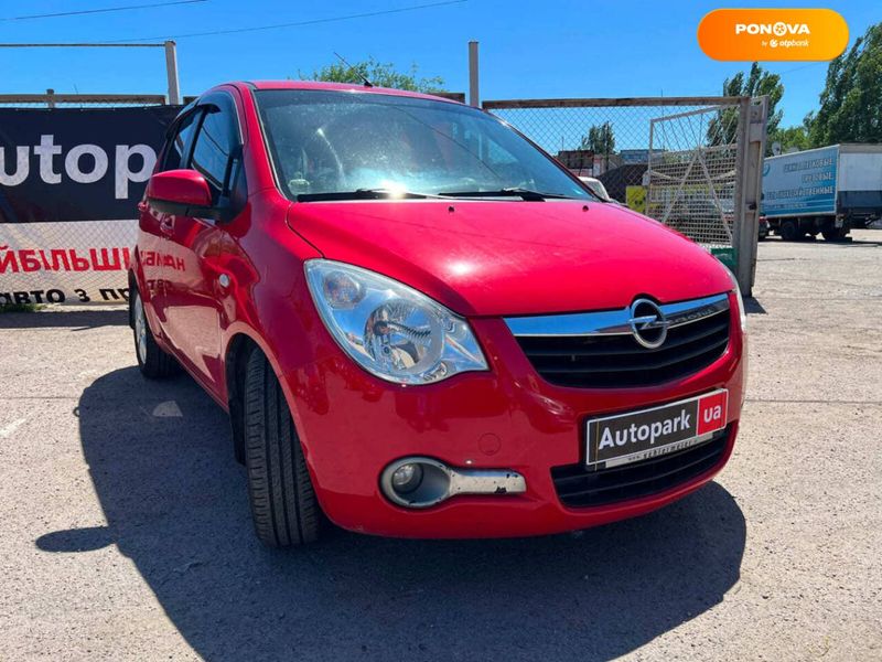 Opel Agila, 2009, Бензин, 1.2 л., 130 тис. км, Мікровен, Червоний, Запоріжжя 51542 фото