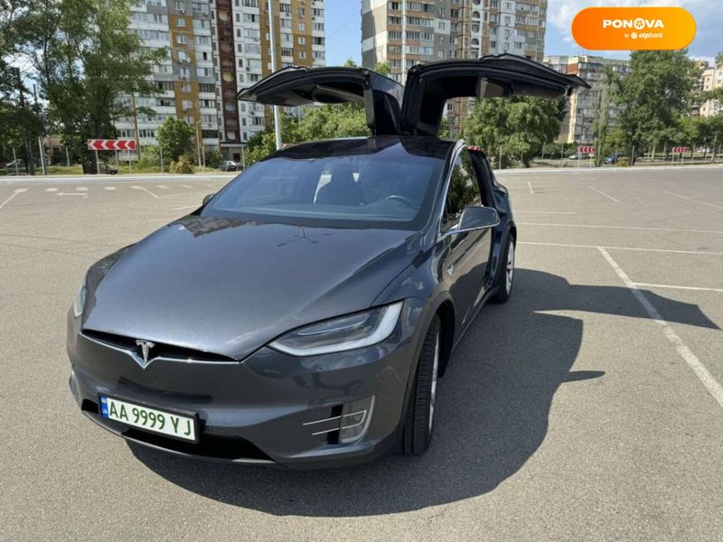 Tesla Model X, 2017, Електро, 186 тис. км, Позашляховик / Кросовер, Сірий, Київ Cars-Pr-62105 фото