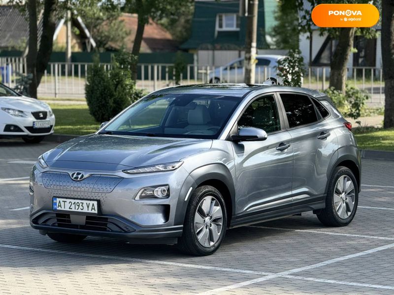 Hyundai Kona, 2020, Електро, 51 тыс. км, Внедорожник / Кроссовер, Серый, Коломыя Cars-Pr-58754 фото
