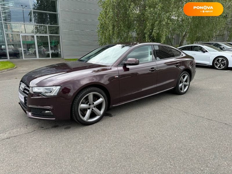 Audi A5 Sportback, 2013, Бензин, 1.8 л., 100 тыс. км, Лифтбек, Красный, Киев 46995 фото