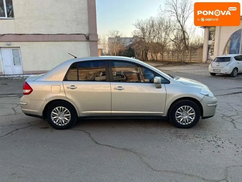 Nissan TIIDA, 2008 р., Бензин, 244 тис. км, Седан, Бежевий, Миколаїв AT-10403835 фото