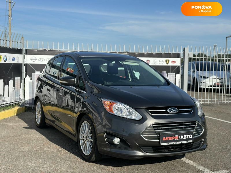 Ford C-Max, 2015, Гібрид (PHEV), 2 л., 107 тис. км, Мінівен, Сірий, Київ 97674 фото