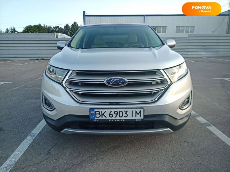 Ford Edge, 2016, Бензин, 2 л., 182 тыс. км, Внедорожник / Кроссовер, Серый, Ровно Cars-Pr-68841 фото