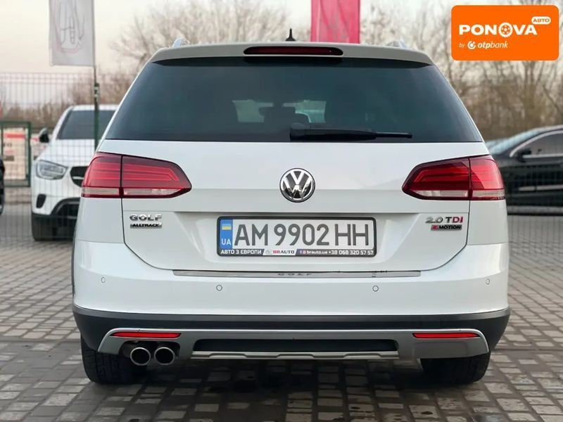 Volkswagen Golf Alltrack, 2018 г., Дизель, 235 тыс. км, Универсал, Белый, Бердичев AT-10406480 фото